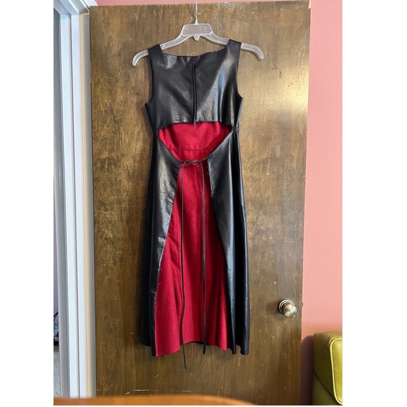 BCBG Max Azria Collection leather black apron - Picture 2 of 2